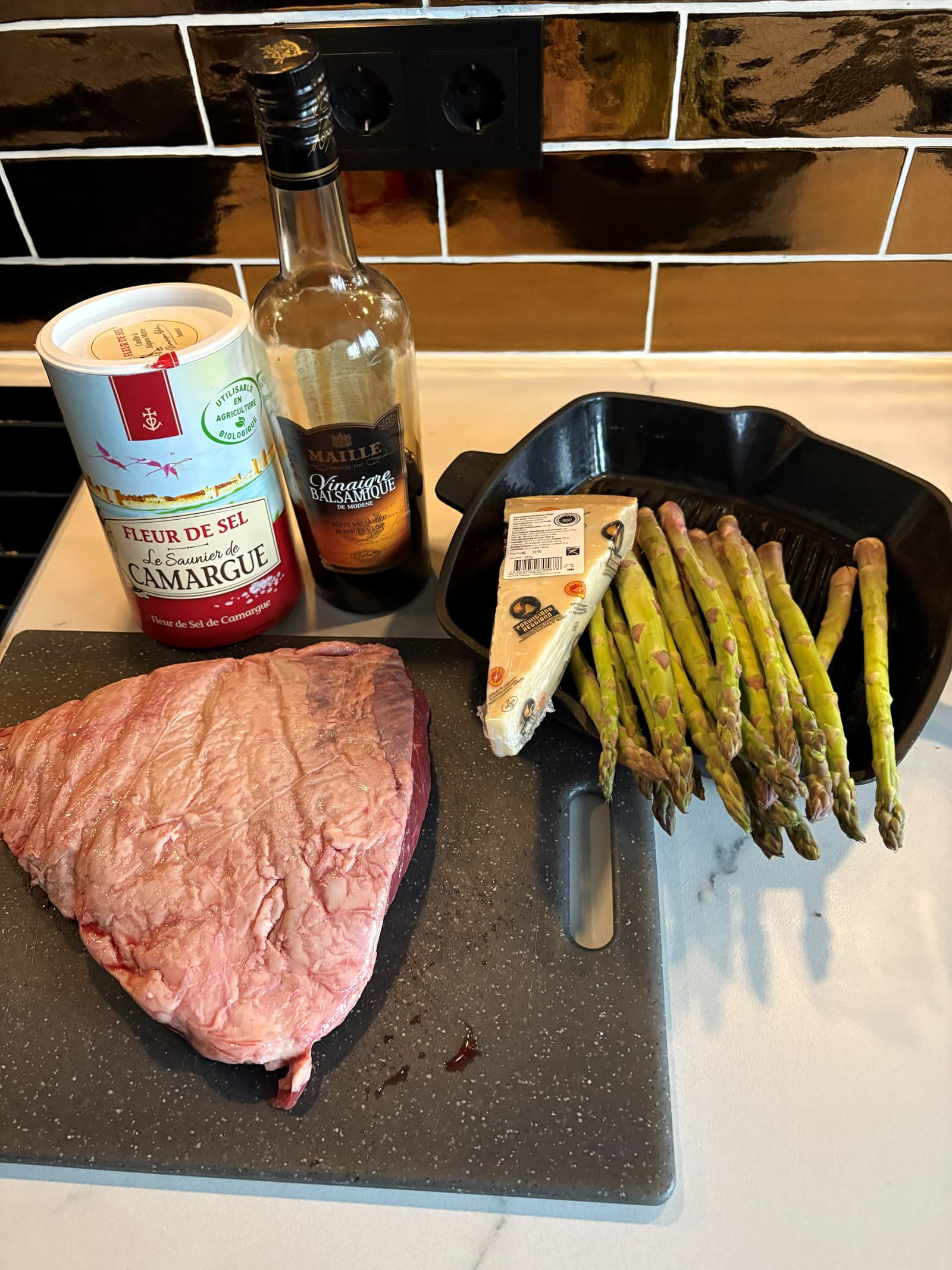 Picanha met Gegrilde Groene Asperges